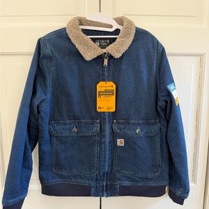 Carhartt Sherpa-Lined Denim Jacket -